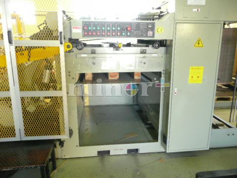 Used ABT-145 platen die-cutters with aut. feeder/delivery unit Used ABT-145 platen die-cutters with aut. feeder/delivery unit